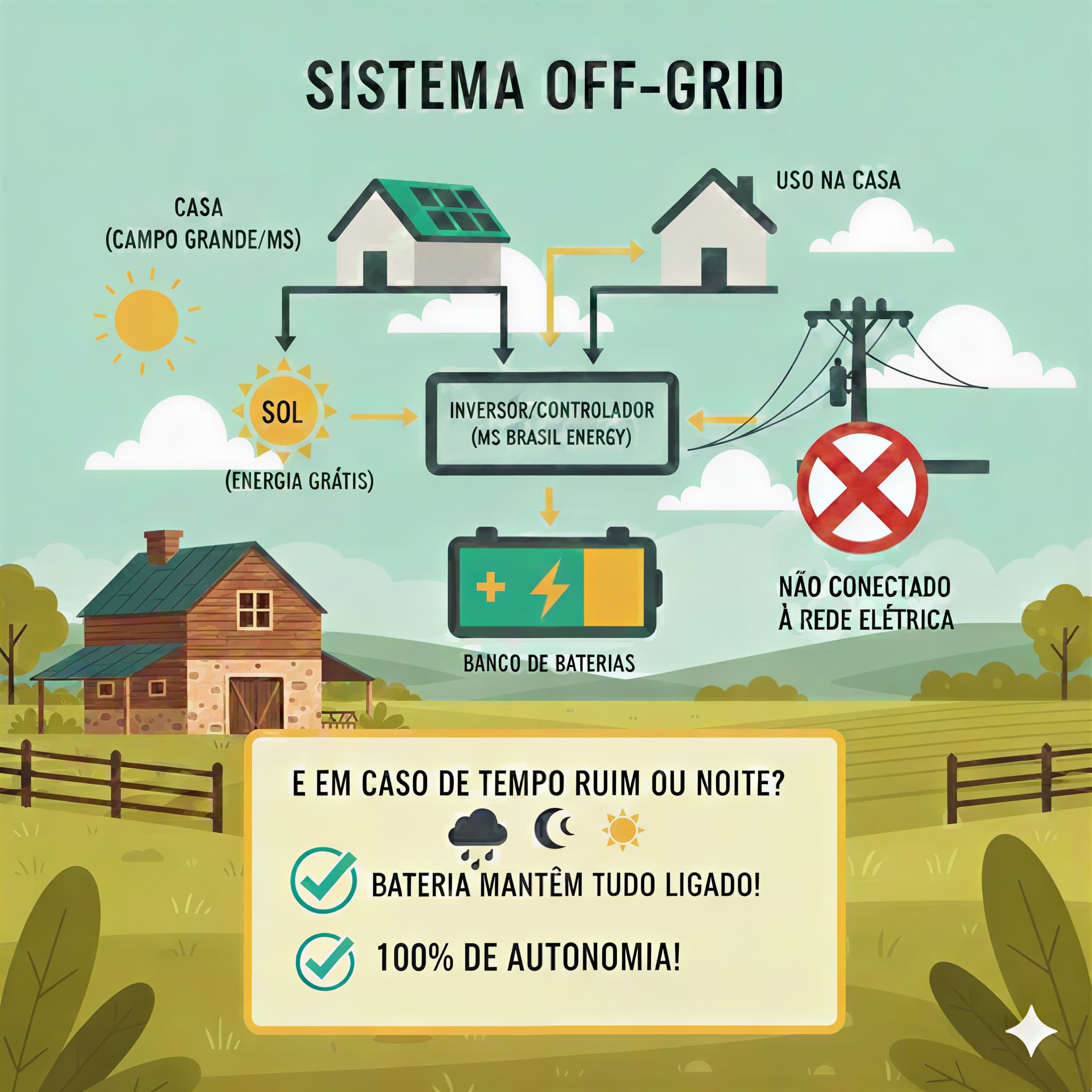 Esquema Sistema Off-Grid